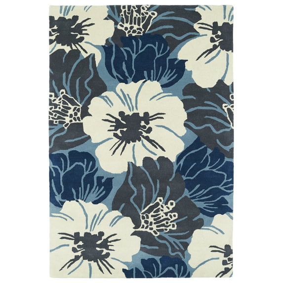 Kaleen Melange Floral Tufted Hand-Made Area Rug, 12' x 9'