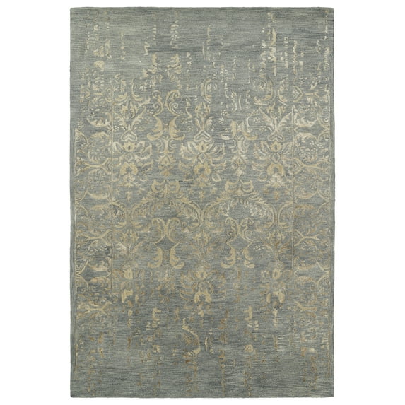 Kaleen Mercery Collection - Bronze 2' x 3' Wool & Viscose Rug