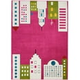 thumbnail image 1 of Nourison Miles DS201 Pink Area Rug 5'2" x 7', 1 of 5