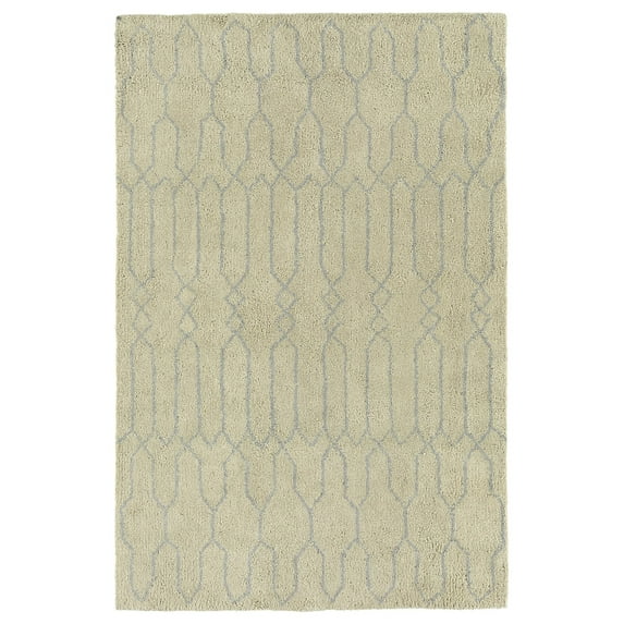 Kaleen Micha - Ivory 3'6" x 5'6" 100% Wool Rug
