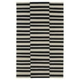 thumbnail image 1 of Kaleen Nomad Flat-weave Nom01-02 Black Area Rugs, 1 of 7