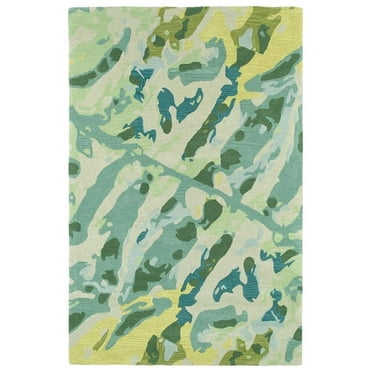 Kaleen Pastiche Rug In Turquoise - (2 Foot x 3 Foot)