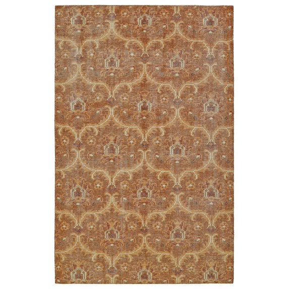 Kaleen Relic RLC03-53 Rug in Paprika - (8 Foot x 10 Foot)