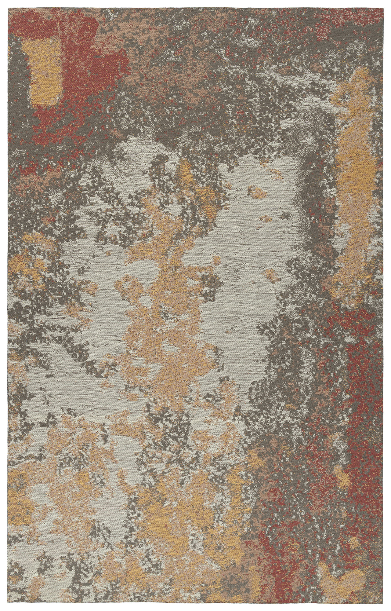 Kaleen Santiago - Grey 3' x 5' 100% Polyester Rug - image 1 of 5