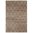 thumbnail image 1 of Kaleen Solitaire Collection - Brown 9'6" x 13' 100% Bamboo Silk Rug, 1 of 3