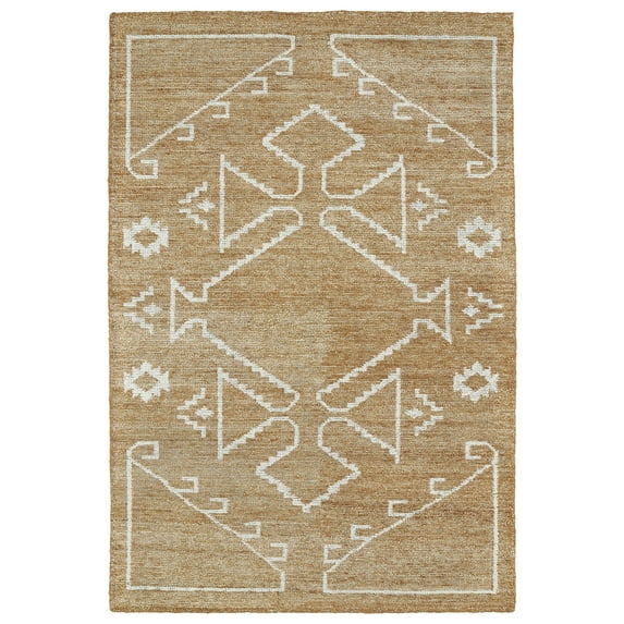 Kaleen Solitaire Collection - Copper 9'6" x 13' 100% Bamboo Silk Rug