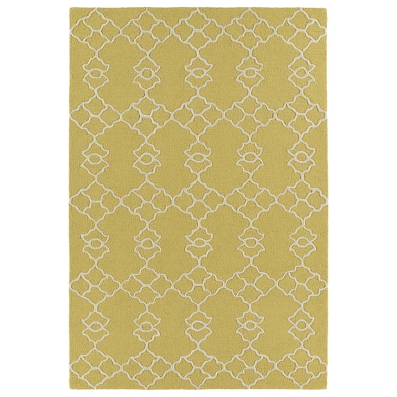 Kaleen Spaces Handmade Gold Area Rug