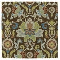 thumbnail image 1 of Kaleen Taj Collection - Chocolate 9'9" x 9'9" 100% Wool Rug, 1 of 3