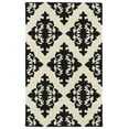 thumbnail image 1 of Kaleen Tara Round - Black 11'9" x 11'9" 100% Wool Rug, 1 of 6