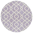 thumbnail image 1 of Kaleen Tara Round - Lilac 3'9" x 3'9" 100% Wool Rug, 1 of 2