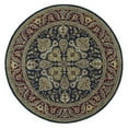 thumbnail image 1 of Kaleen Tara Rounds Collection - Navy 9'9" x 9'9" 100% Wool Rug, 1 of 2