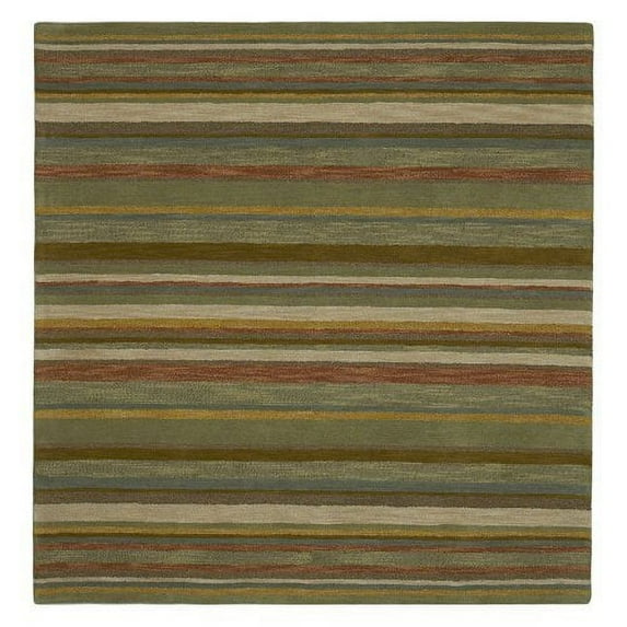 Kaleen Tara Square Collection - Natural 7'9" x 7'9" 100% Wool Rug