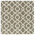 thumbnail image 1 of Kaleen Tara Square - Lt. Brown 3'9" x 3'9" 100% Wool Rug, 1 of 2