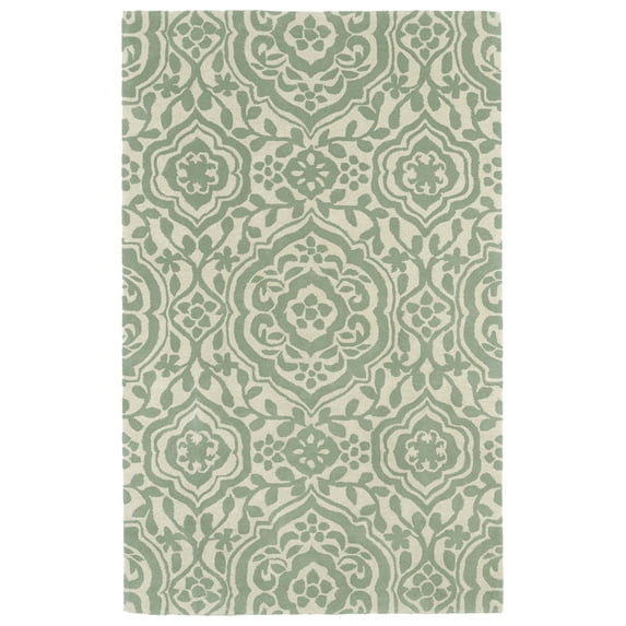 Kaleen Tara Square - Mint 7'9" x 7'9" 100% Wool Rug