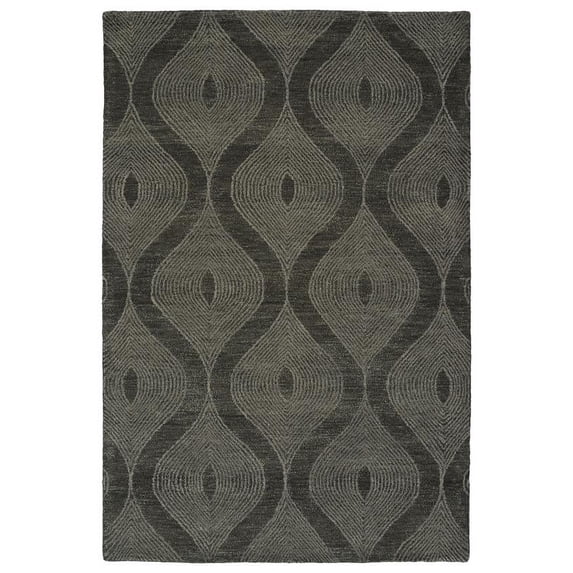 Kaleen Textura Rug In Charcoal - (8 Foot x 10 Foot)