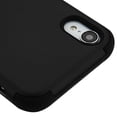 thumbnail image 1 of Kaleidio Case For Apple iPhone XR (6.1") [TUFF Armor] Impact Protective Hybrid [Shockproof] 3-Piece Dual Layer Rubber Cover w/ Overbrawn Prying Tool [Black/Black], 1 of 6