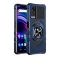 thumbnail image 1 of Kaleidio Case For BLU G91 Max [Robotic Hybrid] Rugged Shockproof [Ring Stand] Magnetic Armor Impact Cover [Blue/Black], 1 of 1