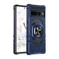 thumbnail image 1 of Kaleidio Case For Google Pixel 7 (2022) [Robotic Hybrid] Rugged Shockproof [Ring Stand] Magnetic Armor Impact Cover [Blue/Black], 1 of 2