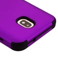 thumbnail image 1 of Kaleidio Case For Samsung Galaxy J7 (2018) / J7 Star, J7 Refine, J7V (2nd Gen) [TUFF Armor] Impact Shockproof 3-Piece Dual Layer Rubber Cover w/ Overbrawn Prying Tool [Purple/Black], 1 of 6