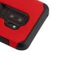 thumbnail image 1 of Kaleidio Case For Samsung Galaxy S9 Plus G965 [Astro Armor] Rugged Slim Fit [Shock Absorption] [Dual Layer] Hard Hybrid Cover w/ Overbrawn Prying Tool [Red/Black], 1 of 5