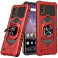 thumbnail image 1 of Kaleidio Case For Wiko Voix [Robotic Hybrid] Rugged Shockproof [Ring Stand] Magnetic Armor Impact Cover [Red/Black], 1 of 3