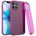 thumbnail image 1 of Kaleidio Case For iPhone 12 Pro Max (6.7") [Wrap] Flexible See-Thru TPU Gel Slim Fit Transparent Skin Cover [See-Thru Pink], 1 of 5