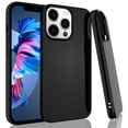thumbnail image 1 of Kaleidio Case For iPhone 13 Pro (6.1") [Wrap] Flexible See-Thru TPU Gel Slim Fit Skin Cover [Black], 1 of 2