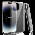 thumbnail image 1 of Kaleidio Case For iPhone 14 Pro (6.1") [Wrap] Flexible See-Thru TPU Gel Slim Fit Skin Cover [Frosted Clear], 1 of 2