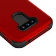 thumbnail image 1 of Kaleidio Case For LG Harmony 4, Premier Pro Plus L455DL, Xpression Plus 3 [TUFF Armor] Impact Protective Hybrid [Shockproof] 3-Piece Dual Layer Rubber Cover [Red/Black], 1 of 5