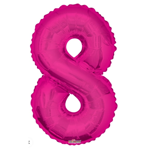 Kaleidoscope 34" Foil Number Magenta