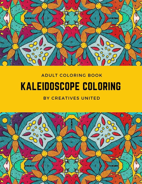 Mosaic Style Digital Art, Kaleidoscope, Transforming Art, Adult Coloring  Book Style Spiral Notebook for Sale by Keppy Boone