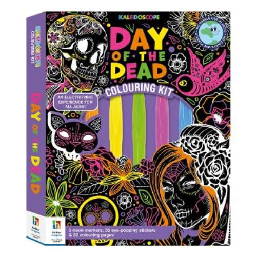 Kaleidoscope Colouring Kit Day of the Dead Hinkler Pty Ltd (Paperback)