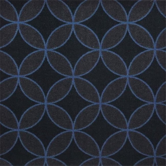 Kaleidoscope Eclipse Rectangle Whimsical Area Rugs 01 Blue - 5 ft. 4 in. x 7 ft. 8 in.