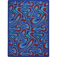 thumbnail image 1 of Kaleidoscope Groovy Rectangle Whimsical Area Rugs  Multi Color - 5 ft. 4 in. x 7 ft. 8 in., 1 of 1