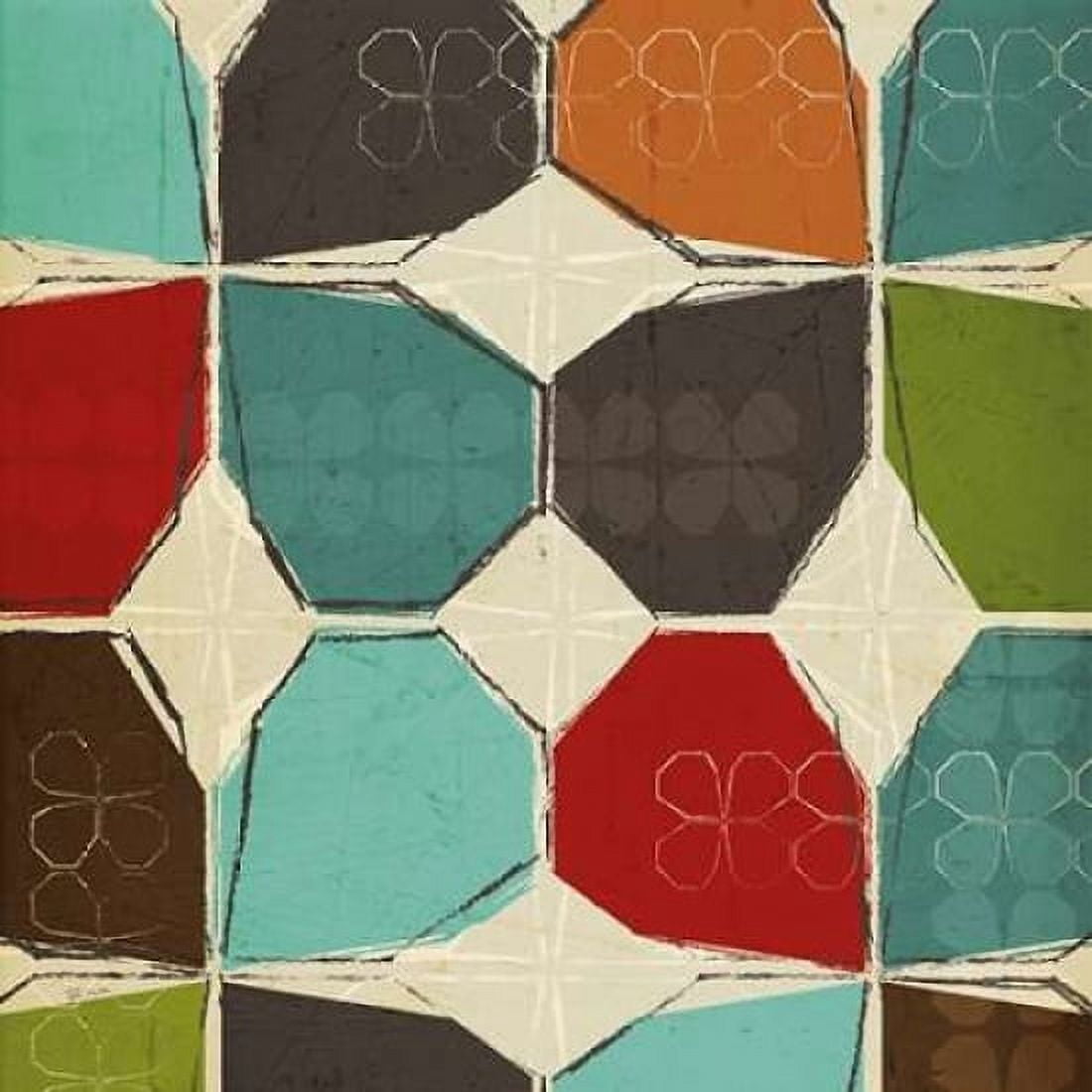 Kaleidoscope IV Canvas Art - Katrina Craven (24 x 24)