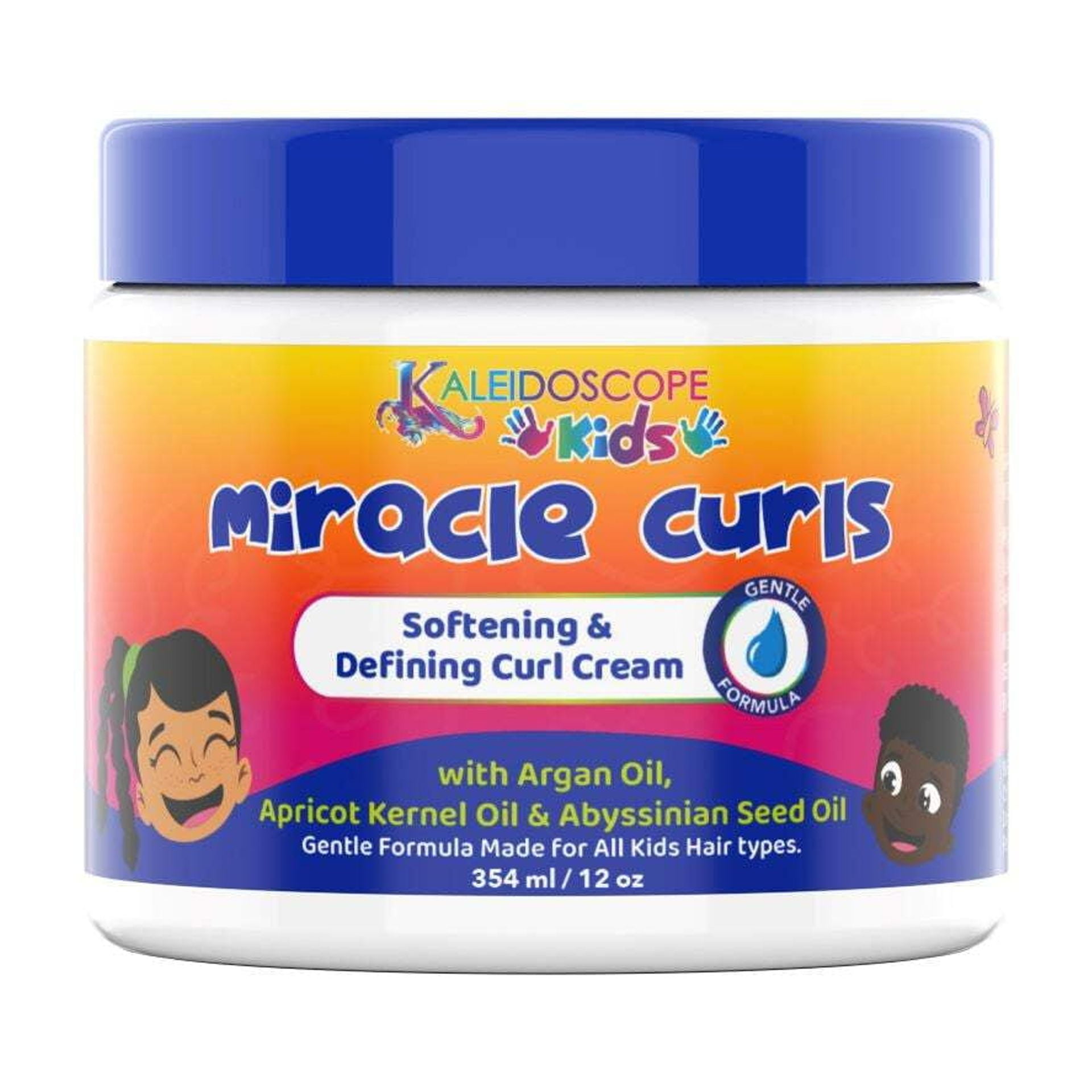 Kaleidoscope Kids Miracle Curls Cream12oz, Curl Enhansing, All Hair Types