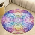thumbnail image 1 of Kaleidoscope Mandala Colorful Floral Boho Round Rugs -Washable Non-Slip Small Round Area Rug Throw Soft Circle Rugs for Bedroom, Modern Print Indoor Carpet for Entryway Sofa Living Room, 1 of 6