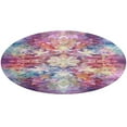 thumbnail image 1 of Kaleidoscope Mandala Colorful Floral Boho Round Rugs -Washable Non-Slip Small Round Area Rug Throw Soft Circle Rugs for Bedroom, Modern Print Indoor Carpet for Entryway Sofa Living Room, 1 of 6