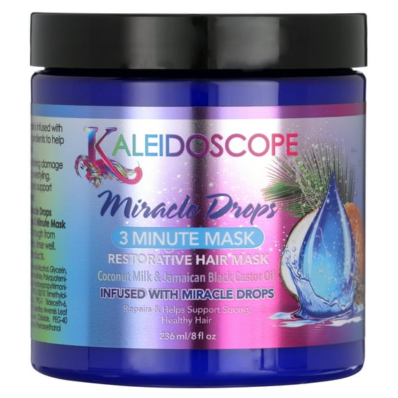 Kaleidoscope Miracle Drops 3 Minute Mask 8 fl. oz., All Hair Type, Moisturizing