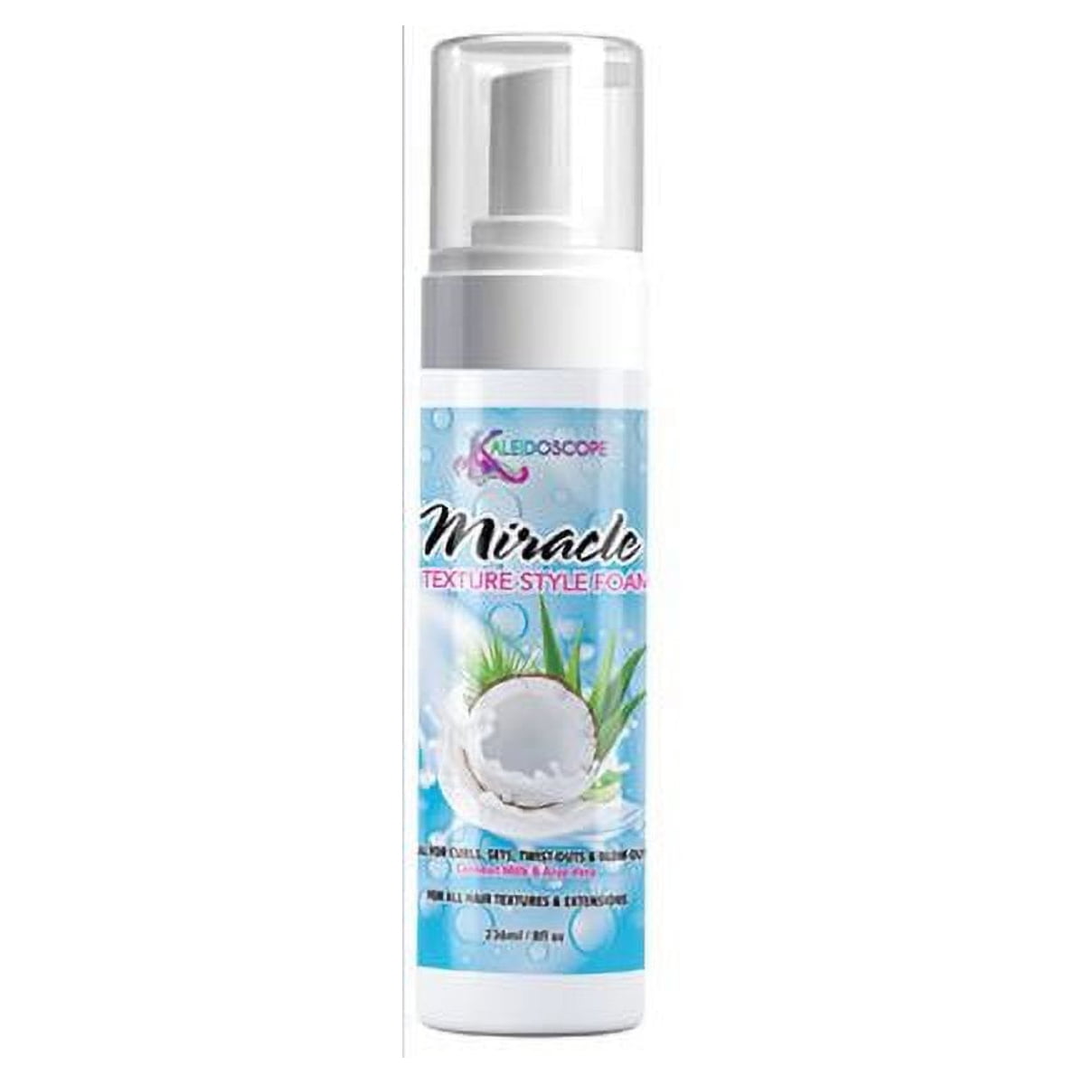 Kaleidoscope Miracle Drops Styling Foam, 8 fl. oz., Curly Hair, Moisturizing, Unisex