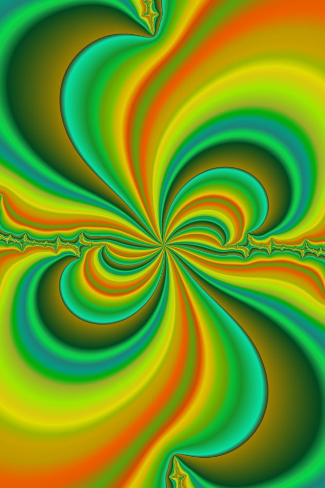 Kaleidoscope Of Colour Canvas Art - Paul Sale Design Pics (26 x 38)