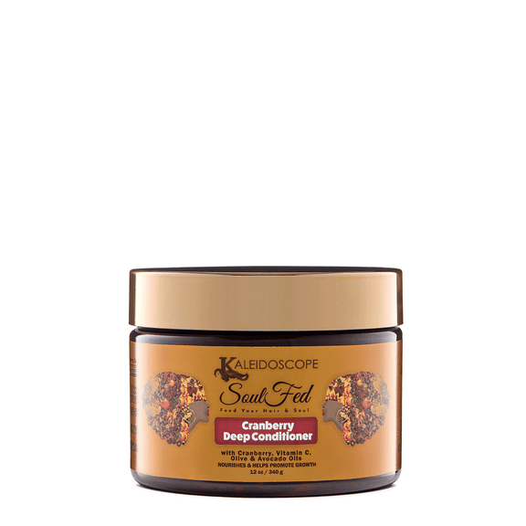 Kaleidoscope SoulFed Cranberry for Dry Hair Deep Conditioner, 12 oz., Adult, Moisturizing, Jar