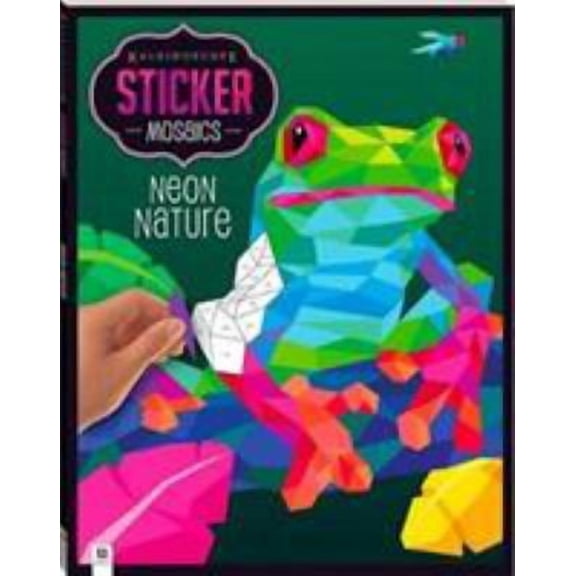 Kaleidoscope Sticker Mosaics: Neon Nature Hinkler Pty Ltd (Paperback)
