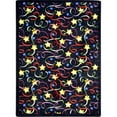 thumbnail image 1 of Kaleidoscope Streamers & Stars Rectangle Whimsical Area Rugs  Multi Color - 5 ft. 4 in. x 7 ft. 8 in., 1 of 1