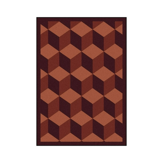 Kaleidoscope - Whimsical Area Rugs Highrise, 10'9" x 13'2", Burgundy