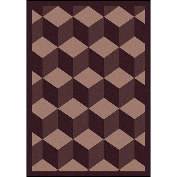 Kaleidoscope - Whimsical Area Rugs Highrise, 10'9" x 13'2", Plum