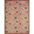 thumbnail image 1 of Kaleidoscope - Whimsical Area Rugs Wing Dings - Rectangle - 3'10" x 5'4" - Rose, 1 of 3