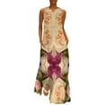 Kaleidoscope series Easter Sunday Long Dress Dresses loose women"s