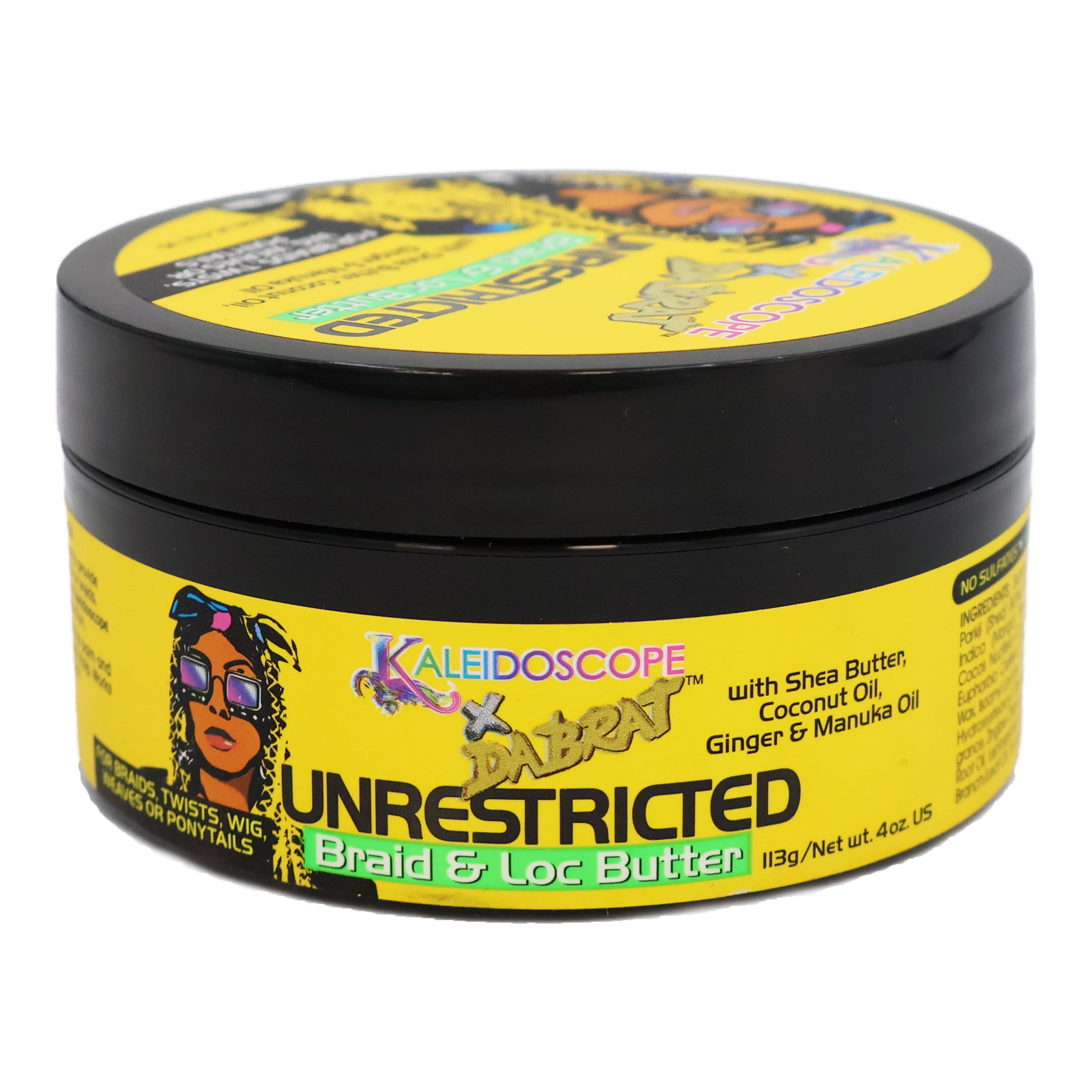 KALEIDOSCOPE Da Brat Unrestricted Braid & Loc Butter (4oz) KALEIDOSCOPE Da Brat Unrestricted Braid & Loc Butter (4oz)