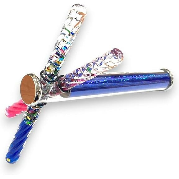 KaleidoscopeX Dual Glitter Wand Kaleidsocope Two Glitter Teeny Wands Crossing Kaleidoscope